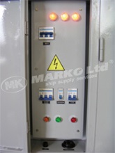 Cabinet for painting and drying of cylinders  - 2