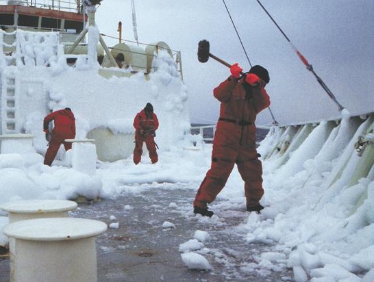 Equipment for deicing of the vessel  - 1