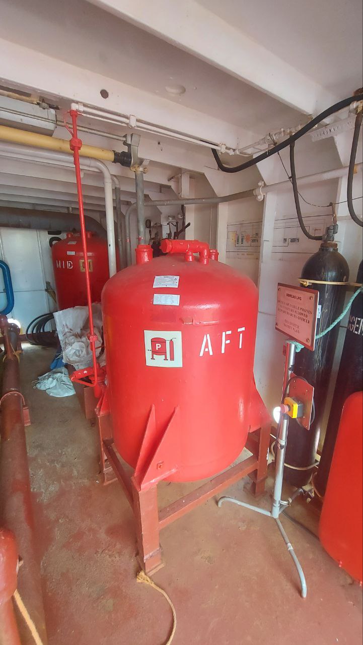 Maintanance and inspection of dry powder fire extinguishing system - 1